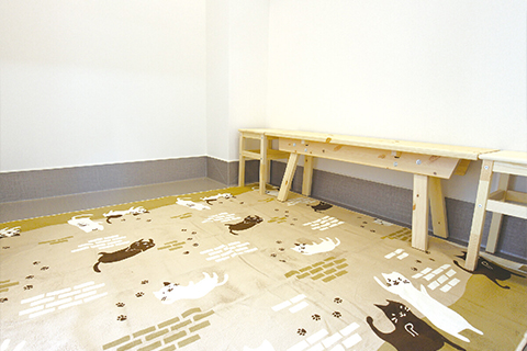 猫ちゃん専用の待合室 イメージ